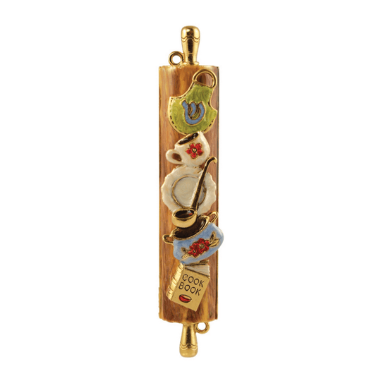 Hand-Painted Kitchen Mezuzah