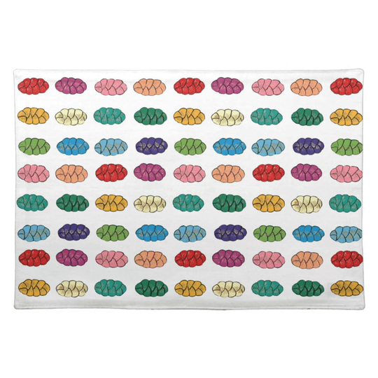 Rainbow Challahs Challah Cover