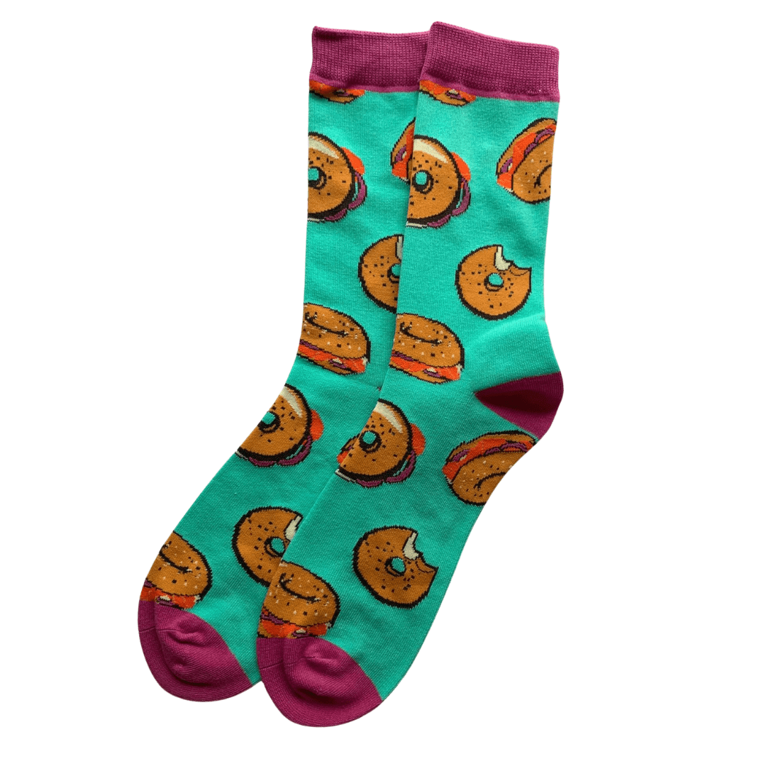 Bagels & Sox Socks One Size: US 7-12 Bliss Bagel and Lox Socks - Adults