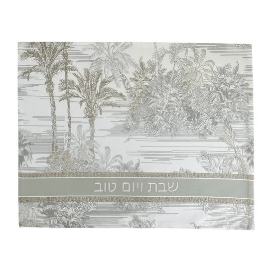 Neutral Toile Challah Cover