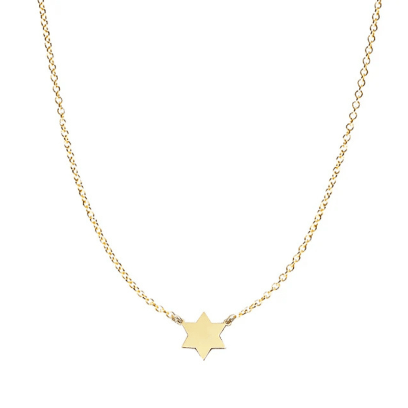 Miriam Merenfeld Jewelry - Golda Star of David Necklace by Miriam Merenfeld - (Sterling Silver or Gold - Plated) - ModernTribe