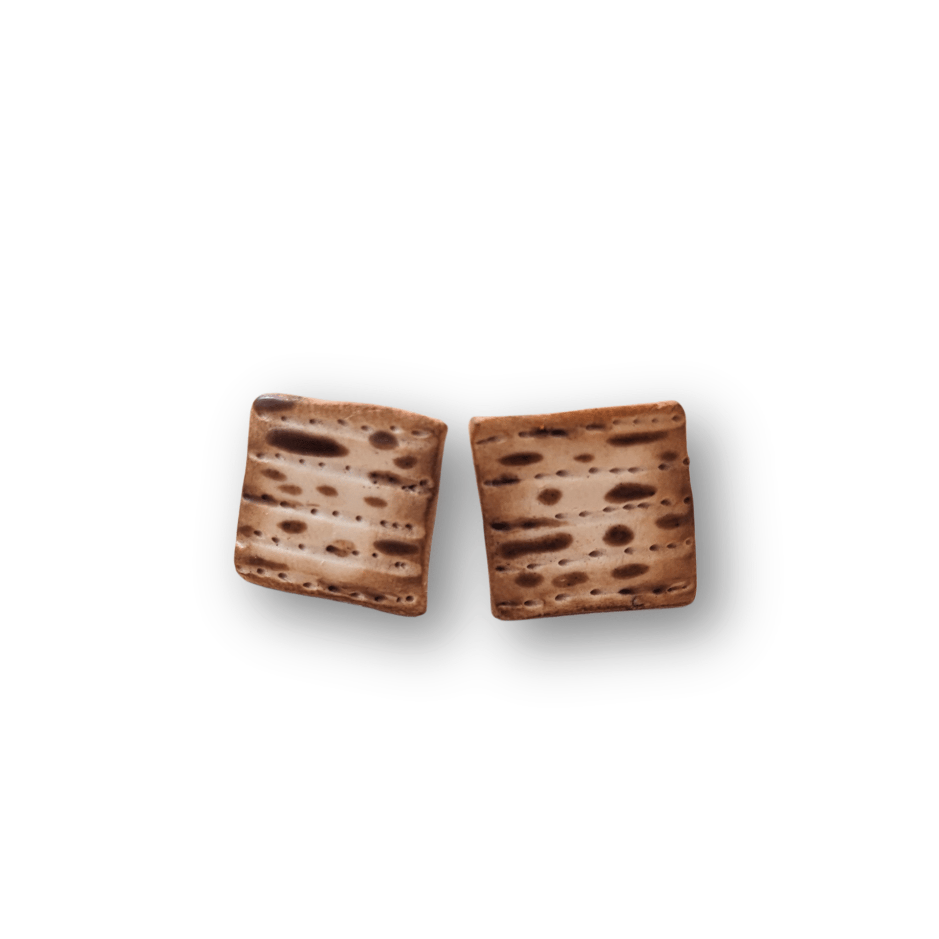 Edie's Art Shop Earrings Matzah Stud Earrings