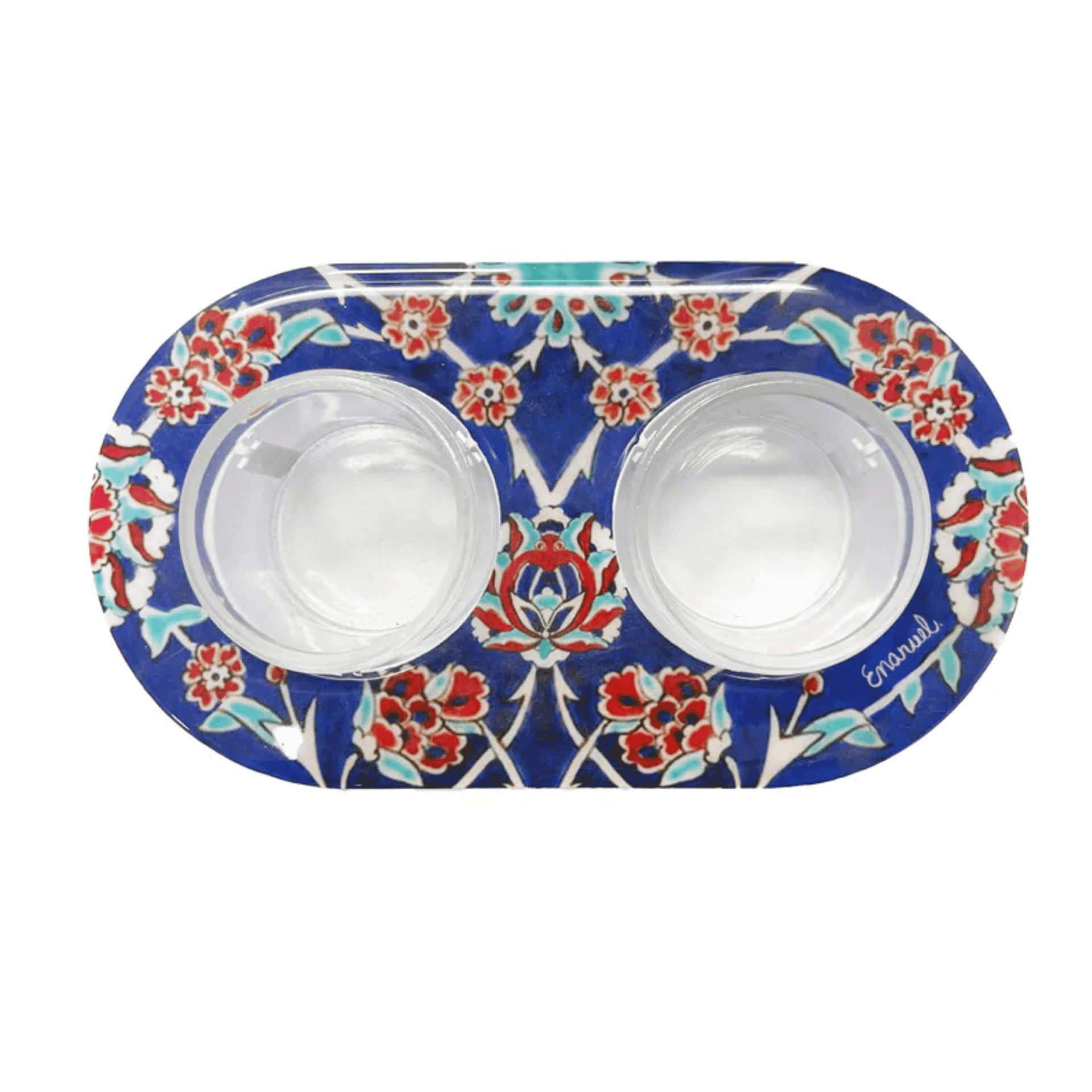 Yair Emanuel Candlesticks Armenian Tile Tea Light Candle Holder by Yair Emanuel