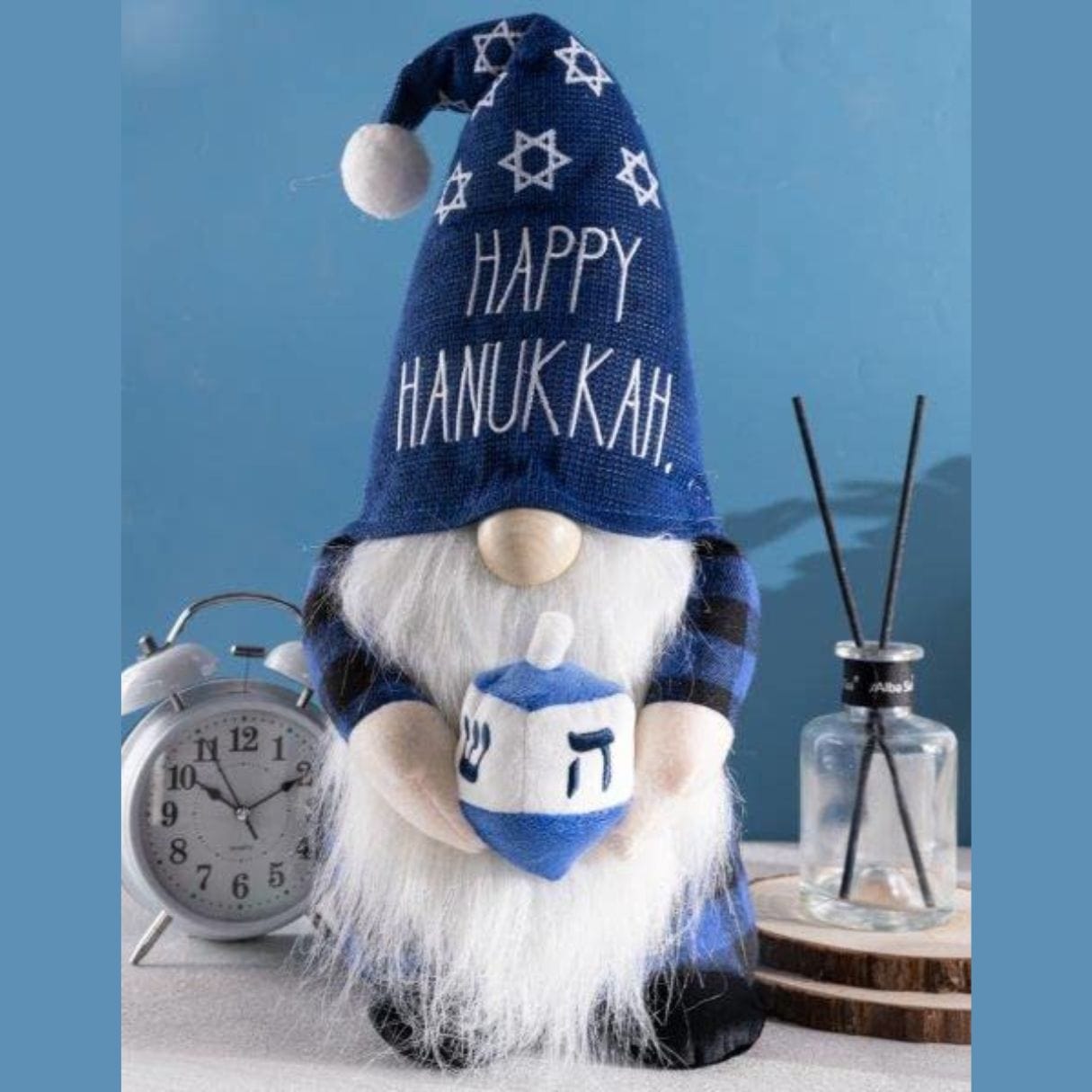 Rae Dunn - Plush Gnome with Dreidel - ModernTribe