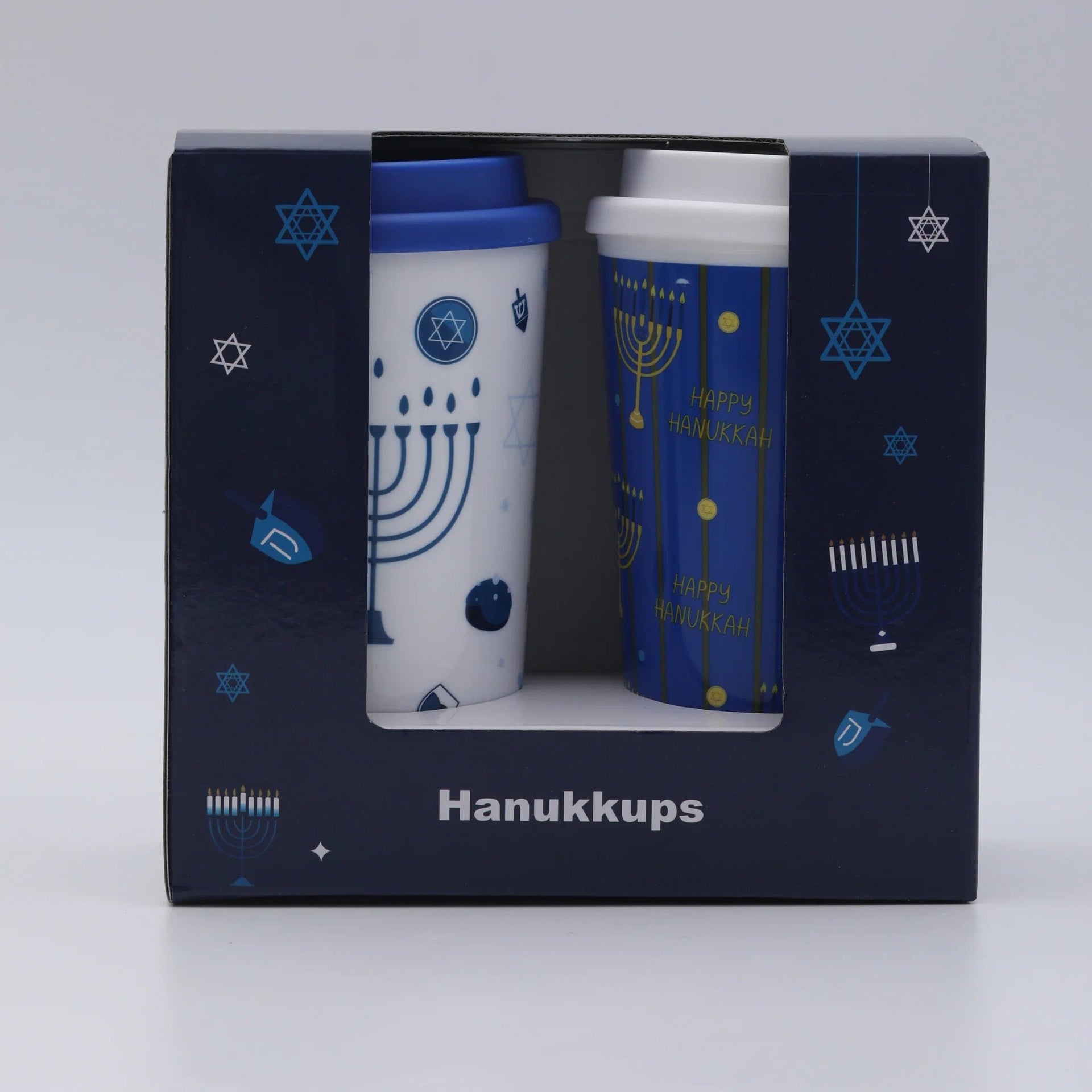 Hanukkah Superstore Mugs Hanukkups Hot and Cold Tumblers