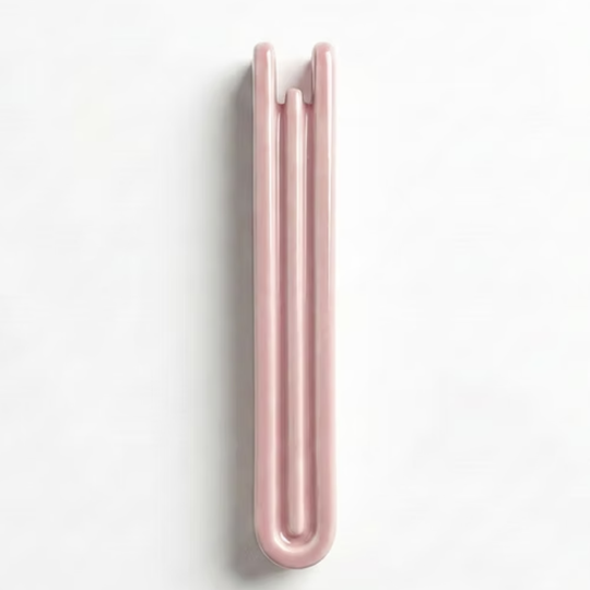Shin of Shaddai Ceramic Mezuzah - Blush Pink