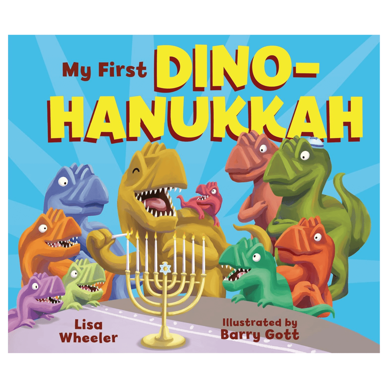 Kar - Ben Publishing - My First Dino - Hanukkah - Board Book - ModernTribe