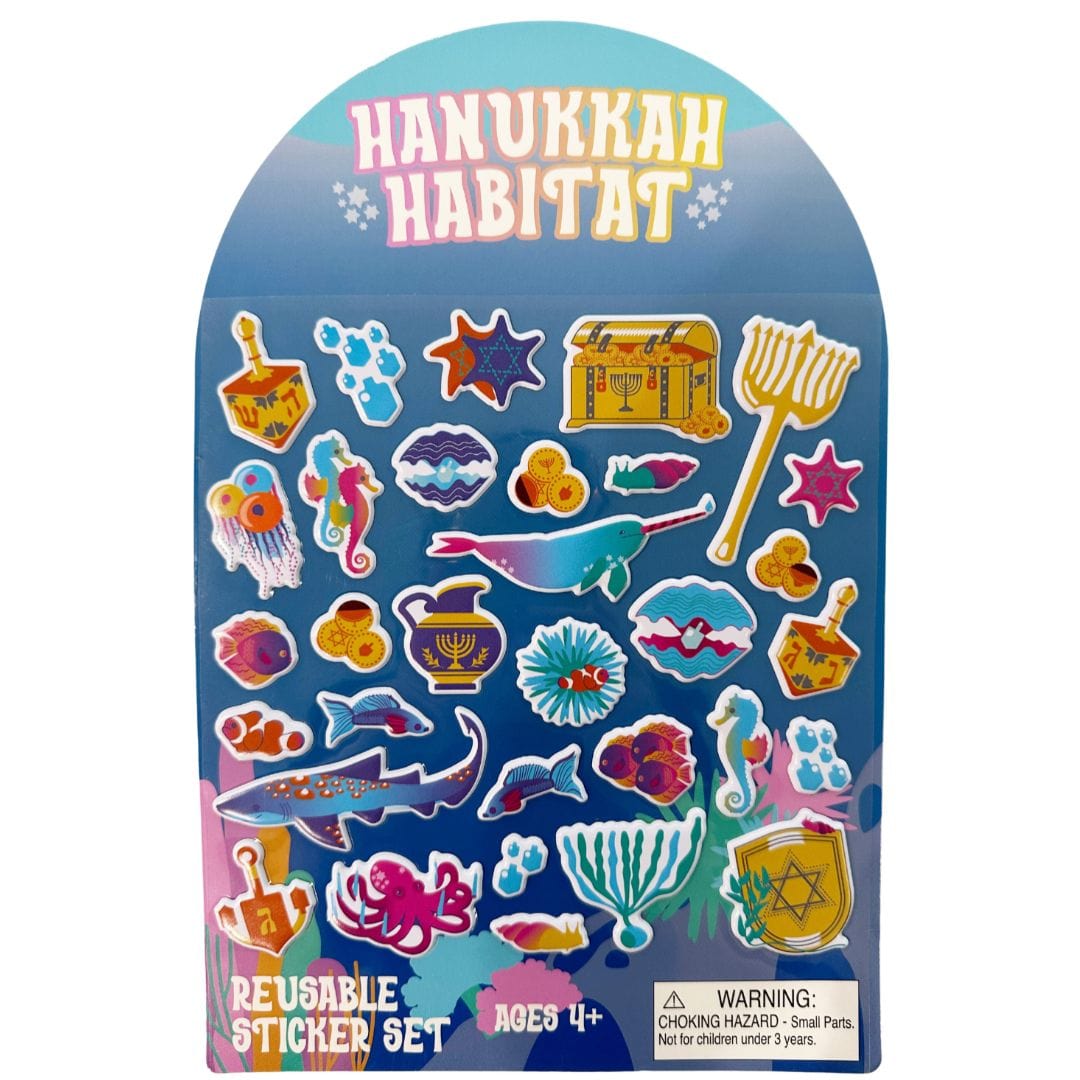 Midrash Manicures - Hanukkah Habitat Reusable Sticker Board - ModernTribe