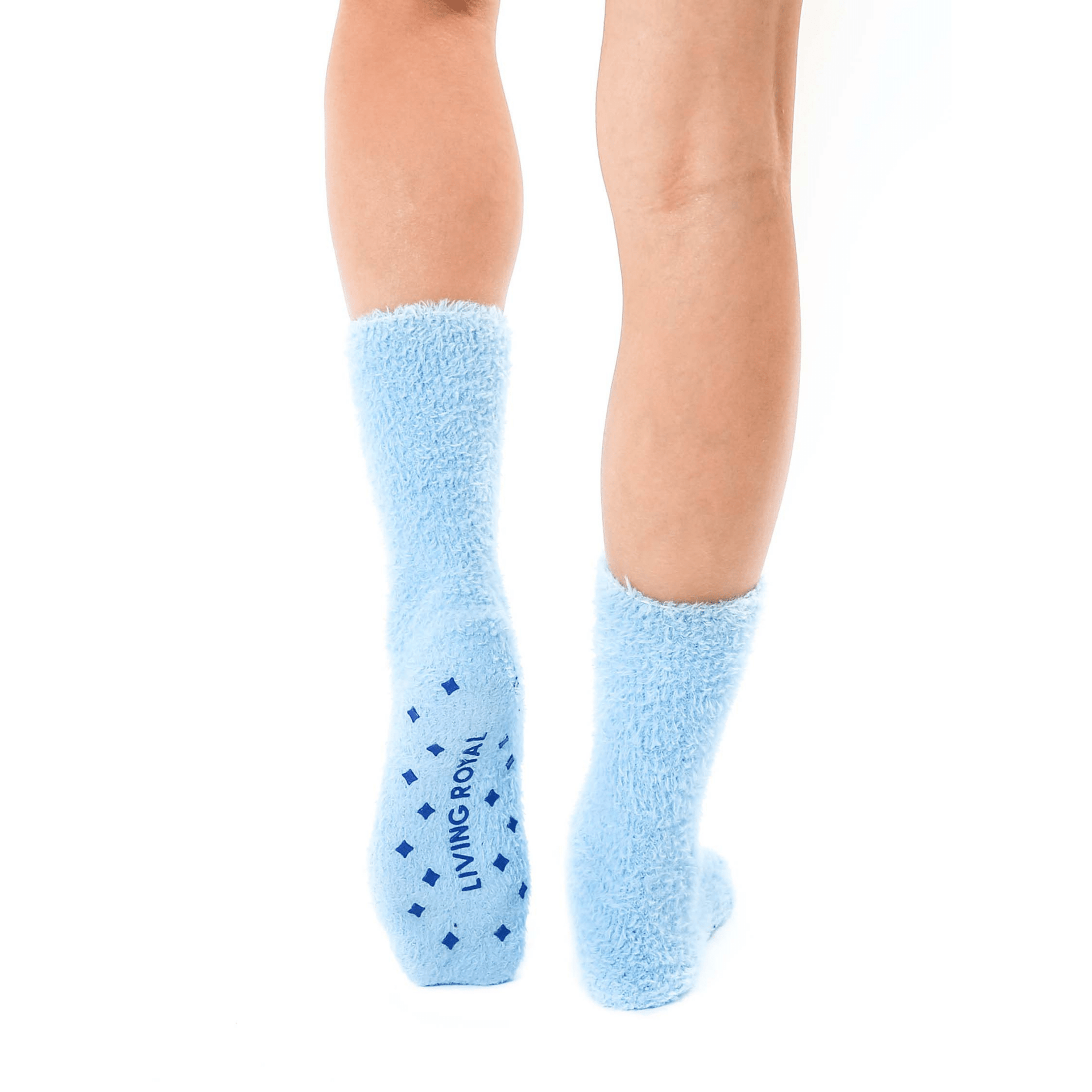 Living Royal Socks Protective Evil Eyes Fuzzy Crew Socks