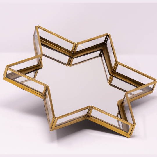 Stella Mirror Star of David Tray