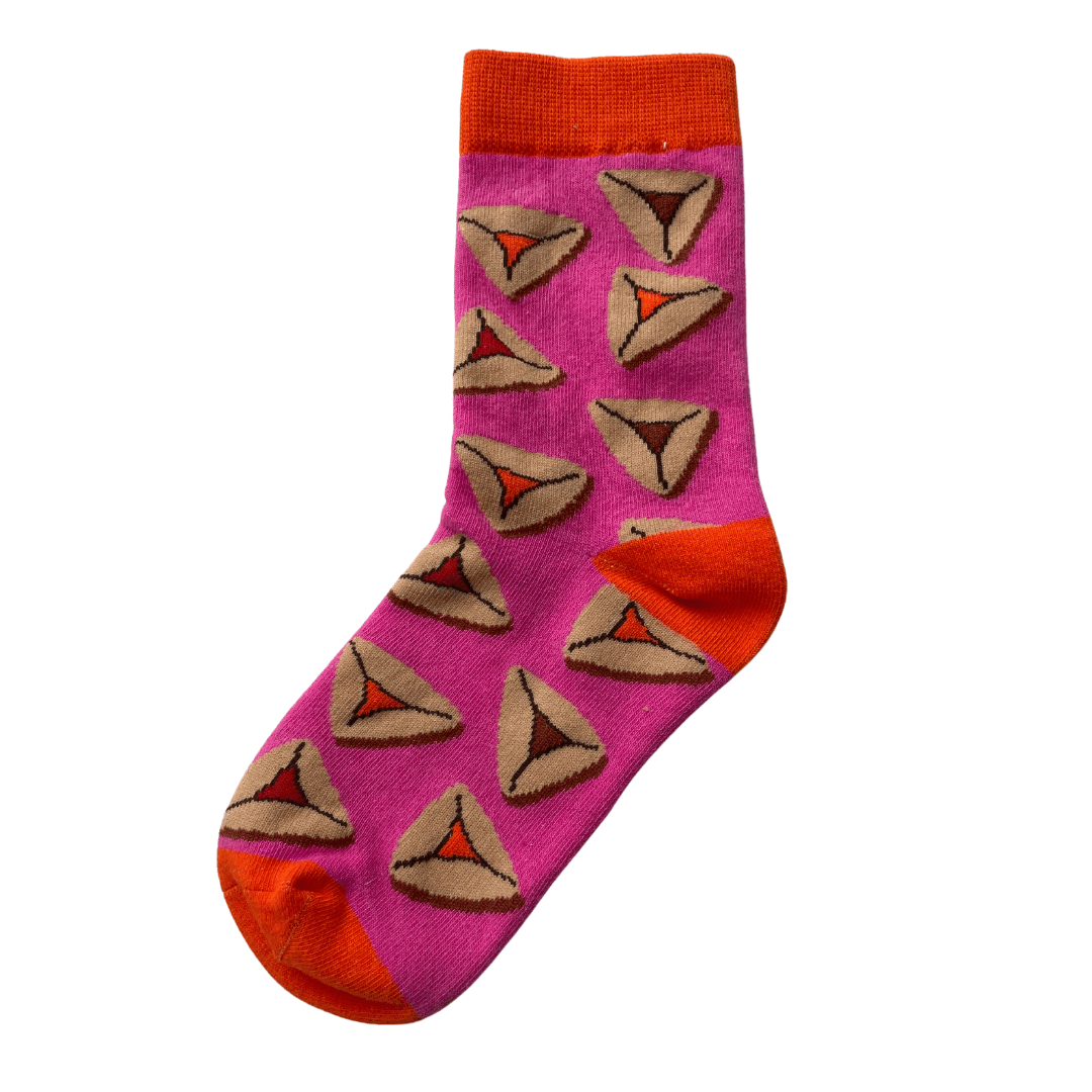 Bagels & Sox - Purim Hamantaschen Socks - Kids - ModernTribe