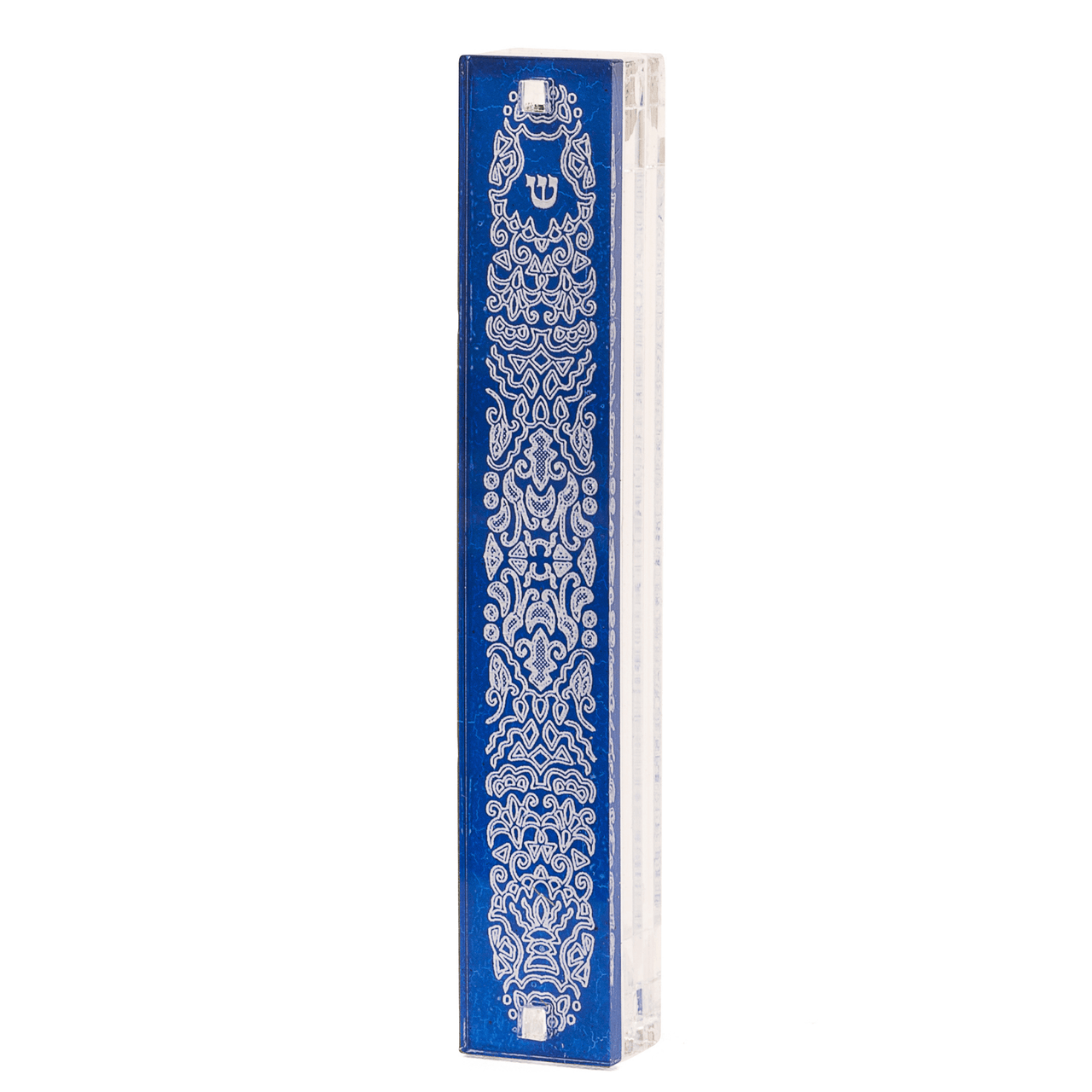 Israel Museum - Royal Blue Lace Mezuzah by Israel Museum - ModernTribe