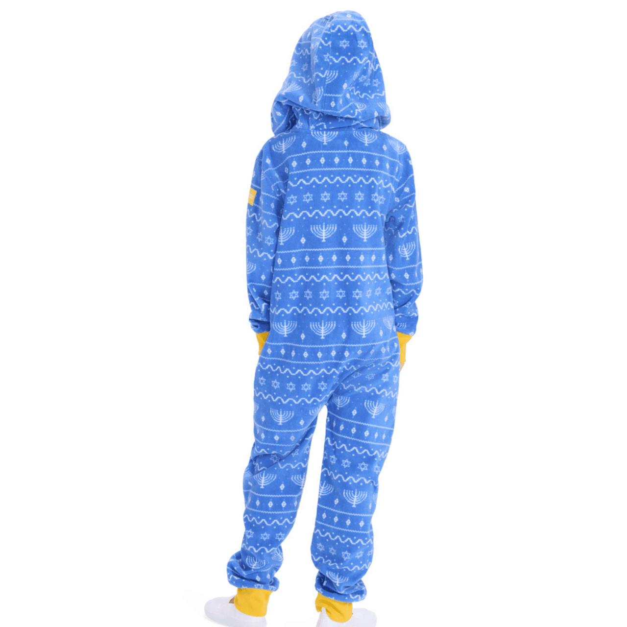 Tipsy Elves - Youth Blue Hanukkah Jumpsuit by Tipsy Elves (Sizes XS - XL) - ModernTribe