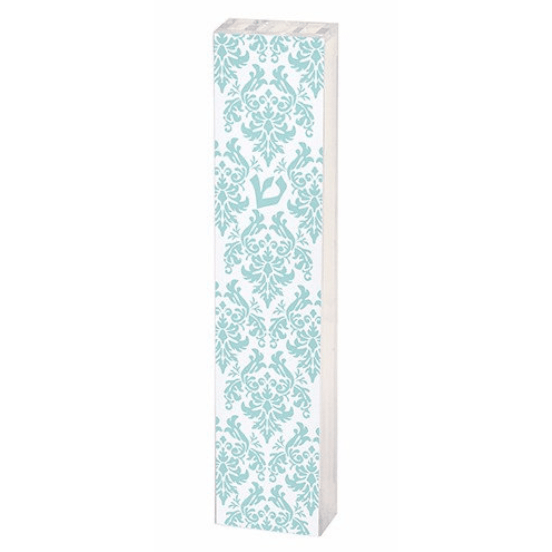 Dorit Judaica Mezuzahs Plexiglass Leafy Delight Mezuzah - Blue