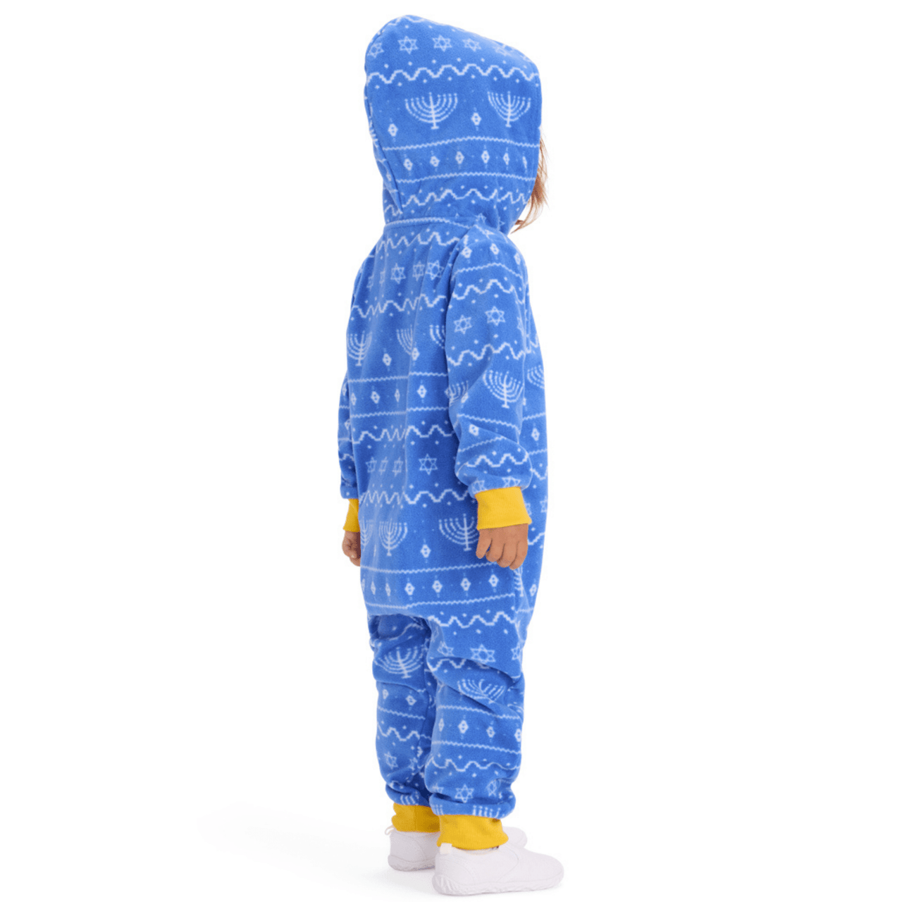 Tipsy Elves - Toddler Blue Hanukkah Jumpsuit by Tipsy Elves (Sizes 2T - 4T) - ModernTribe