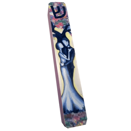 Wedding Love Tree Mezuzah by Anna Abramzon