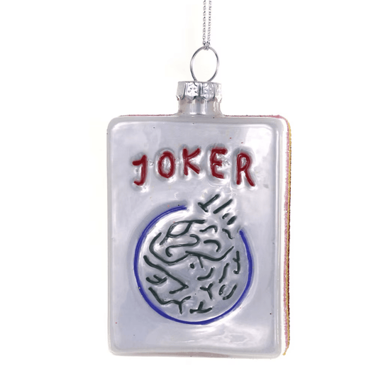 Joker Mahjong Tile Ornament by Cody Foster