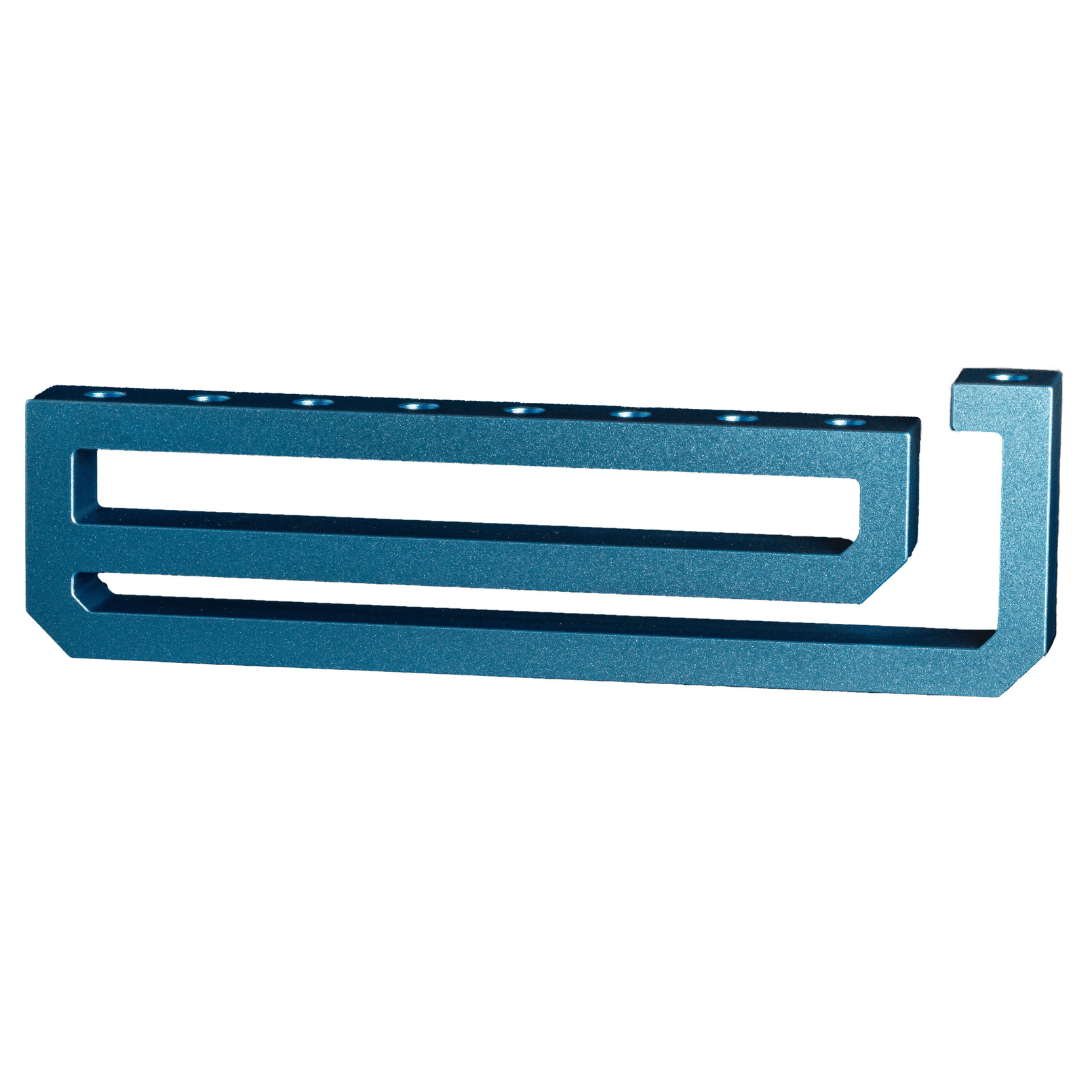 Israel Museum - Ness Aluminum Menorah by Israel Museum - Blue - ModernTribe