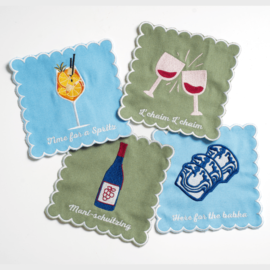 L'Chaim Cocktail Napkins - Set of 4