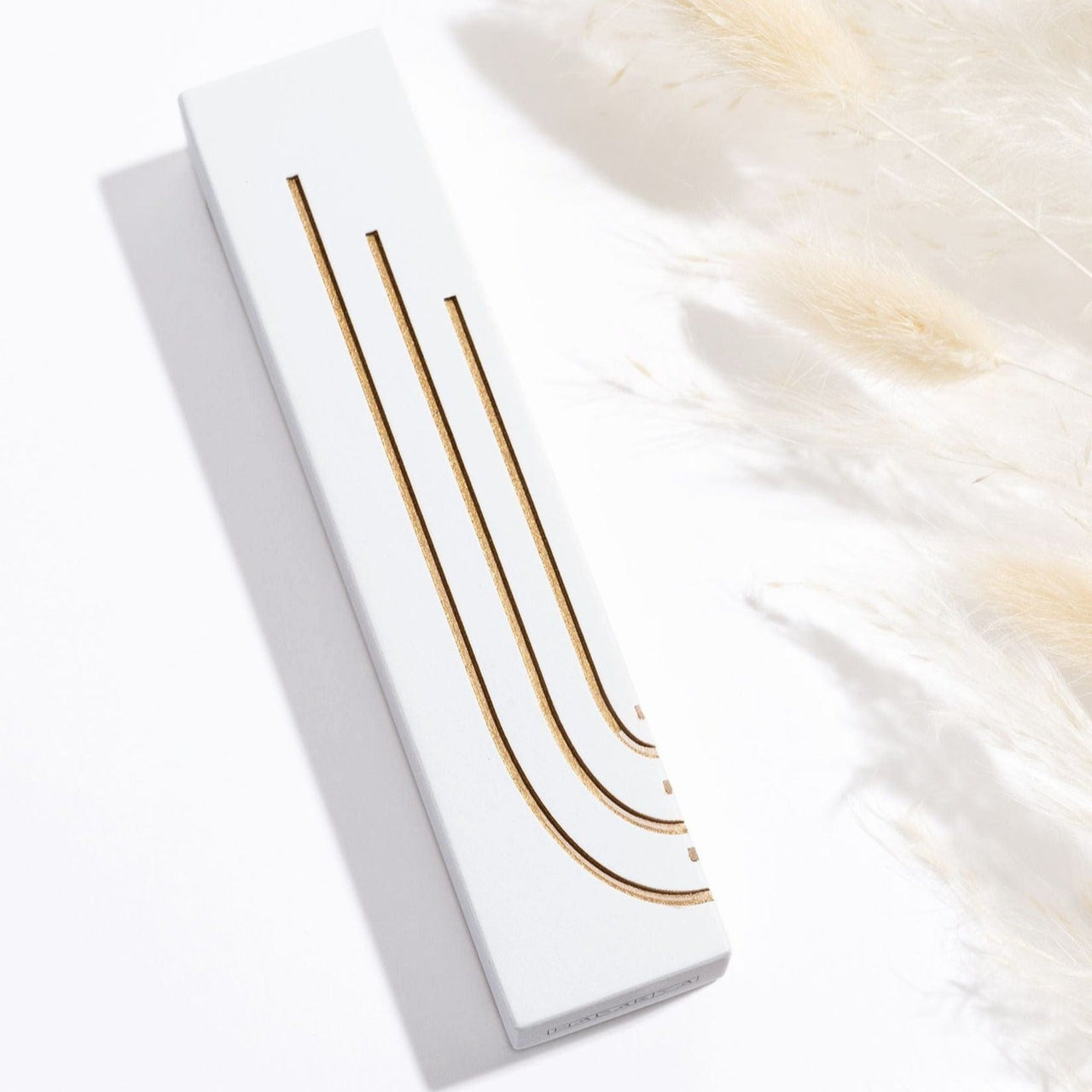 SURI - White Concrete Glam Mezuzah Case - ModernTribe