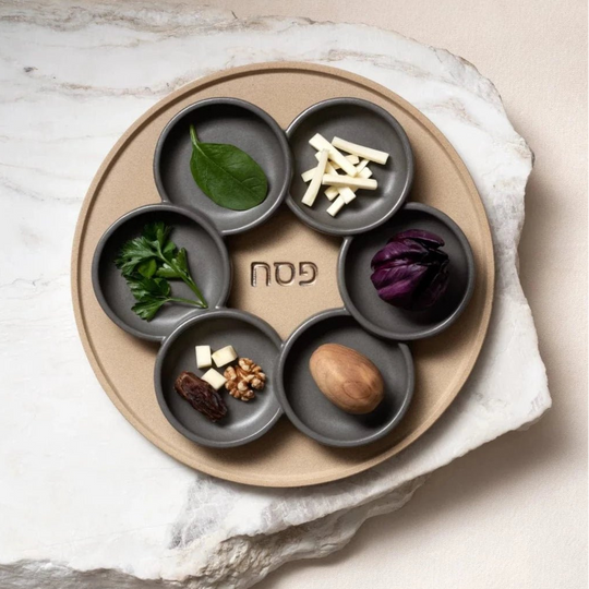 Stoneware Seder Plate by Via Maris