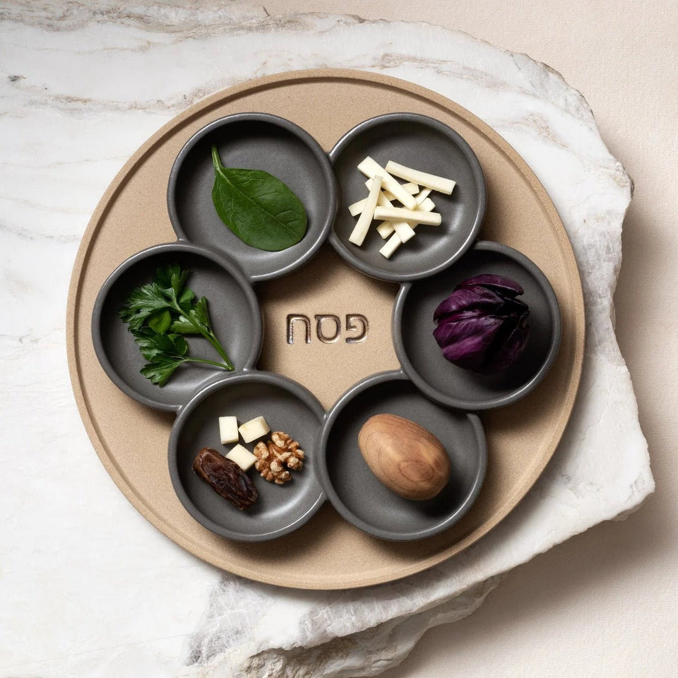 Via Maris - Stoneware Seder Plate by Via Maris - ModernTribe