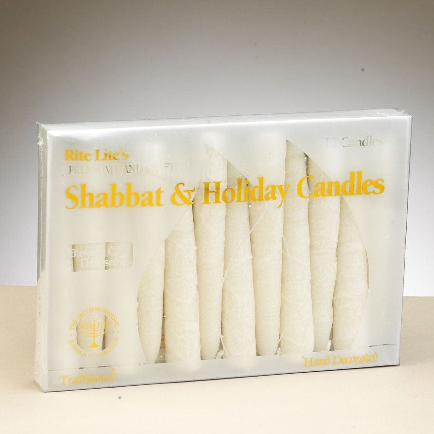 Rite Lite - Premium White Frosted Shabbat Candles - ModernTribe
