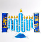 Rite Lite Menorahs Blue Glitter- Flowy Fun Menorah