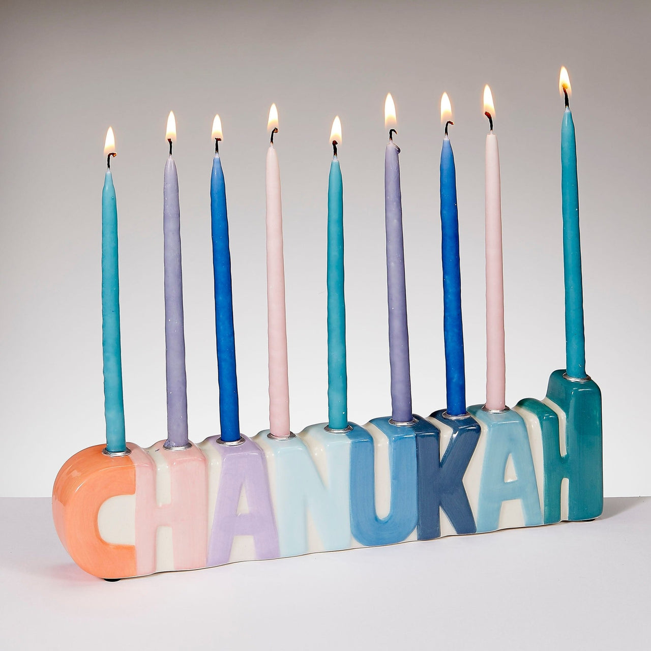 Rite Lite - Deluxe Hanukkah Candles - Simple Colors - ModernTribe