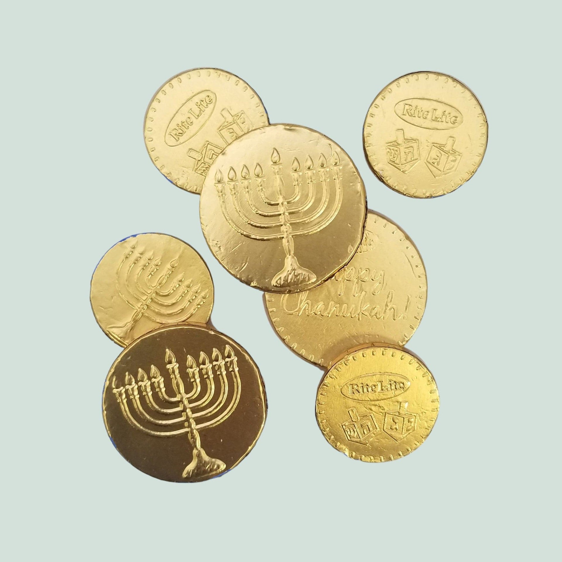 Rite Lite Food Chanukah Gelt Milk Chocolate Coins