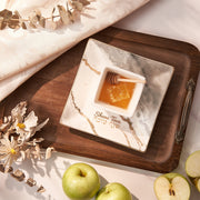 Rite Lite Honey Dishes Porcelain Apple and Honey Dish Set