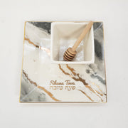 Rite Lite Honey Dishes Porcelain Apple and Honey Dish Set