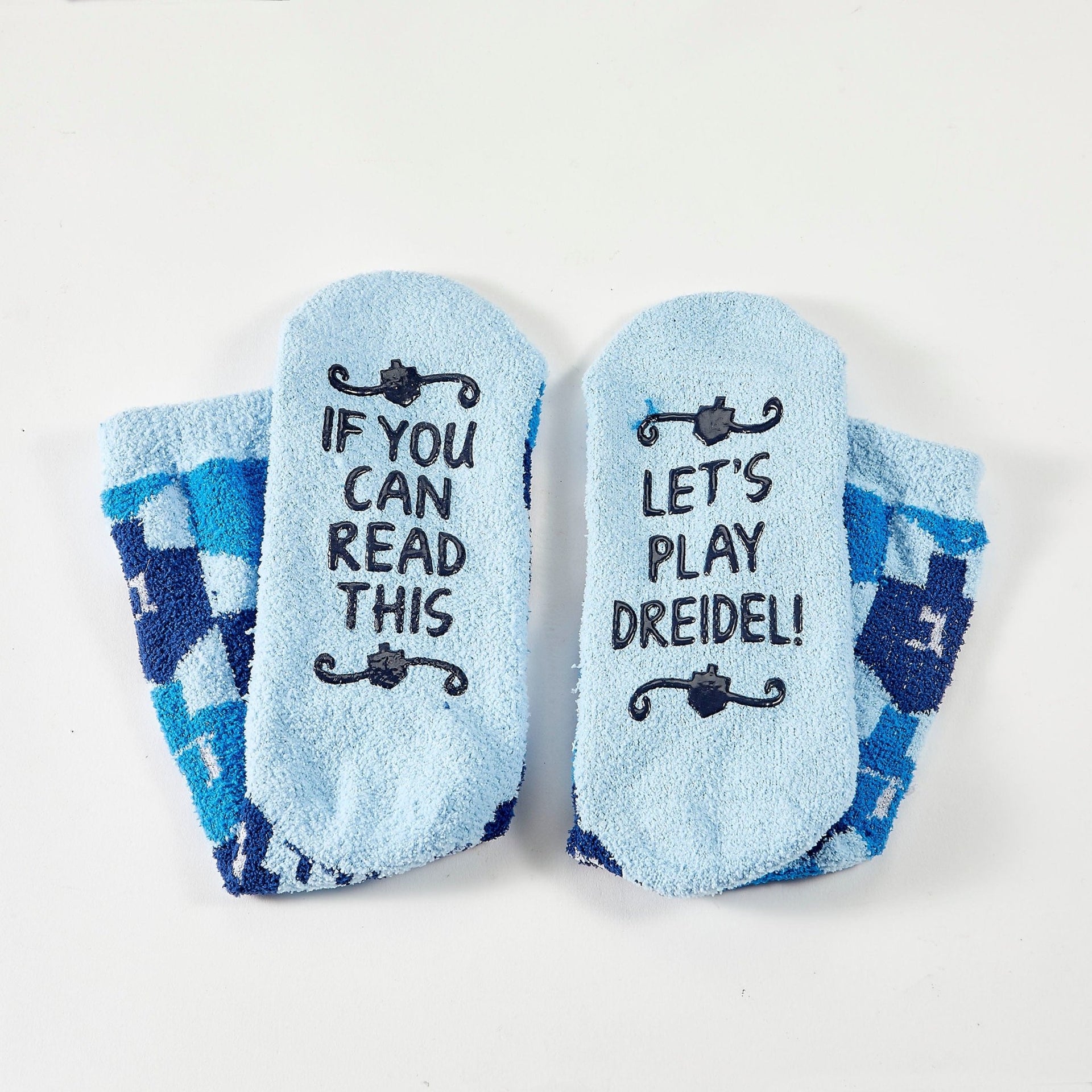 Rite Lite - Cozy Slipper Dreidel Socks, Adult - ModernTribe