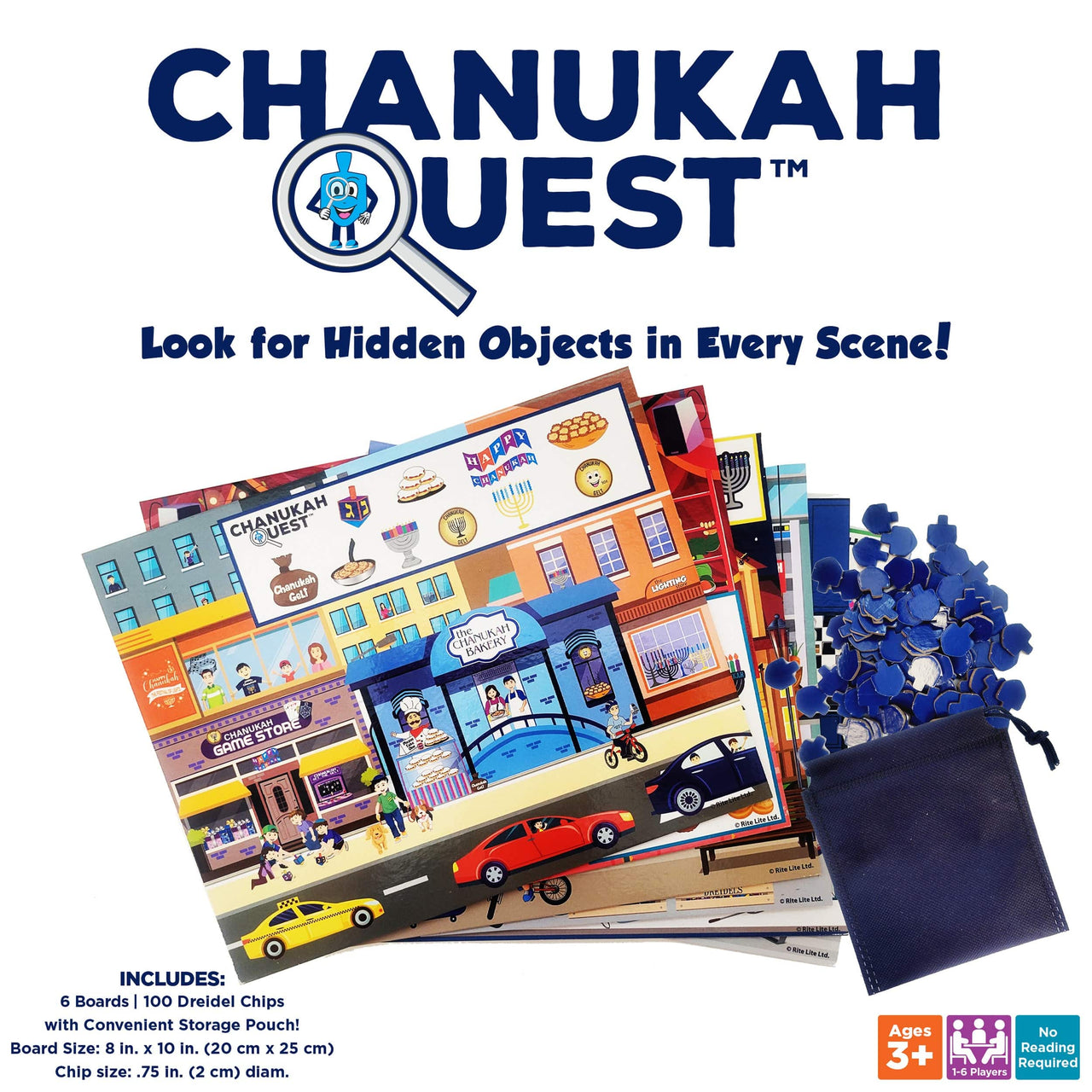 Rite Lite - Chanukah Quest Game - Hidden Object Search - ModernTribe