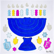 Rite Lite Decorations Menorah Window Gel Decoration