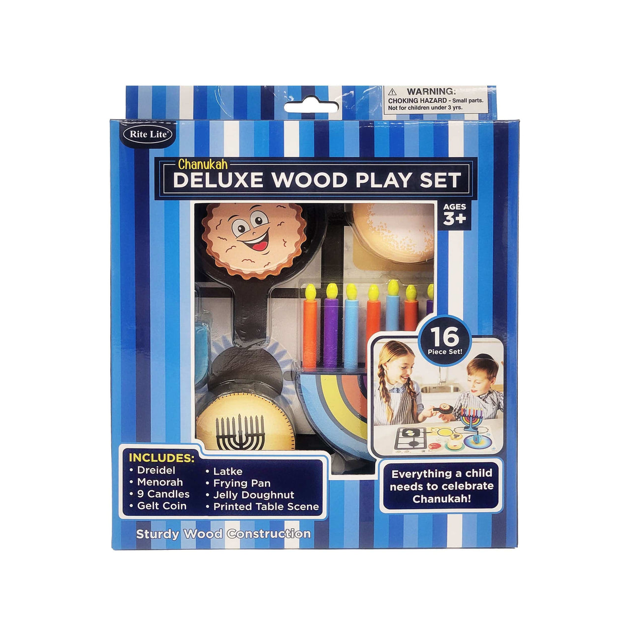 Rite Lite - Deluxe Wood Hanukkah Play Set - ModernTribe