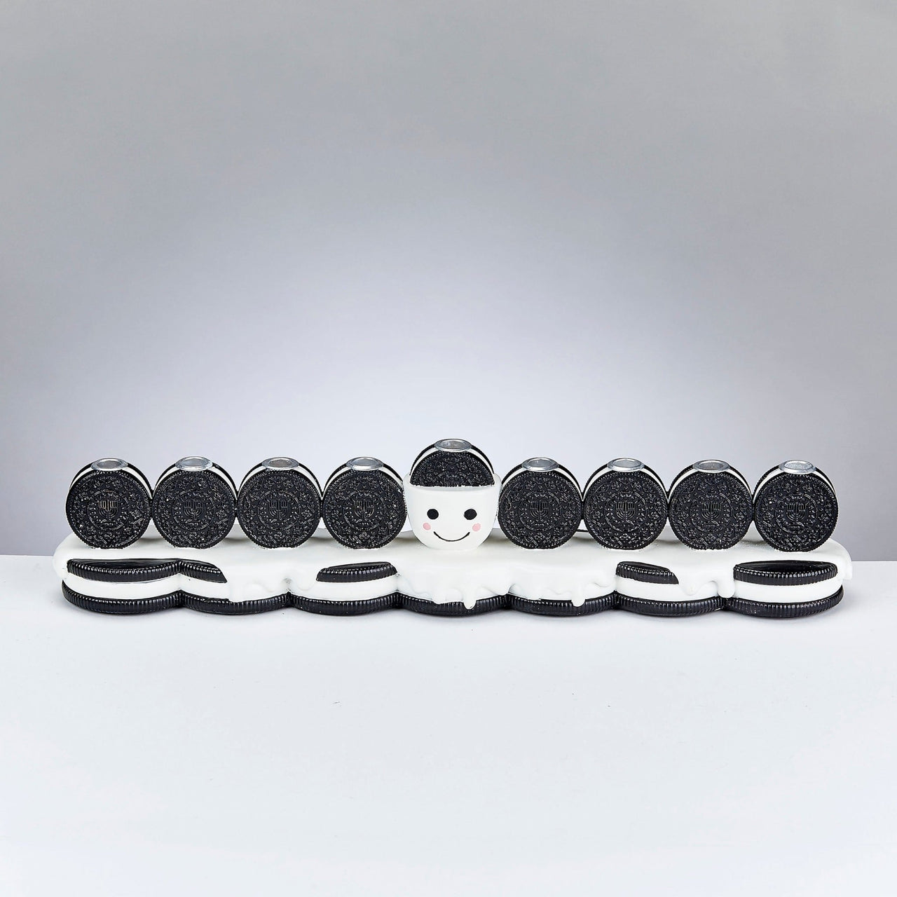 Rite Lite - Hand - Painted Resin Cookies Menorah - ModernTribe