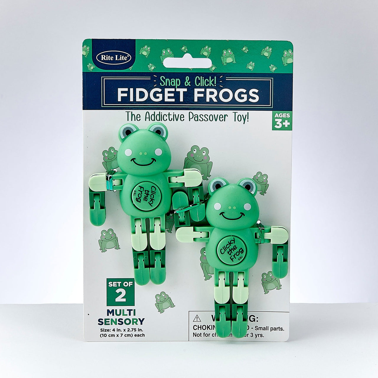 Rite Lite - Snack and Click Fidget Frogs - Set of 2 - ModernTribe