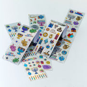 Rite Lite Crafts 175+ Hanukkah Prismatic Stickers