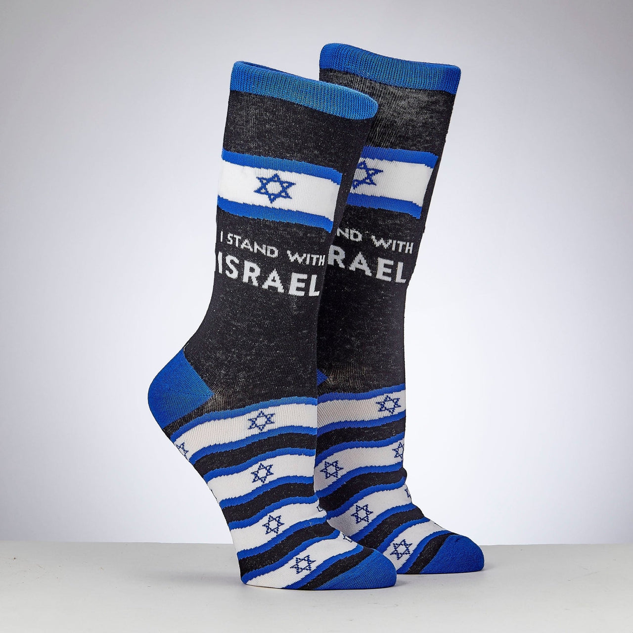 Rite Lite - I Stand with Israel Adult Crew Socks - ModernTribe