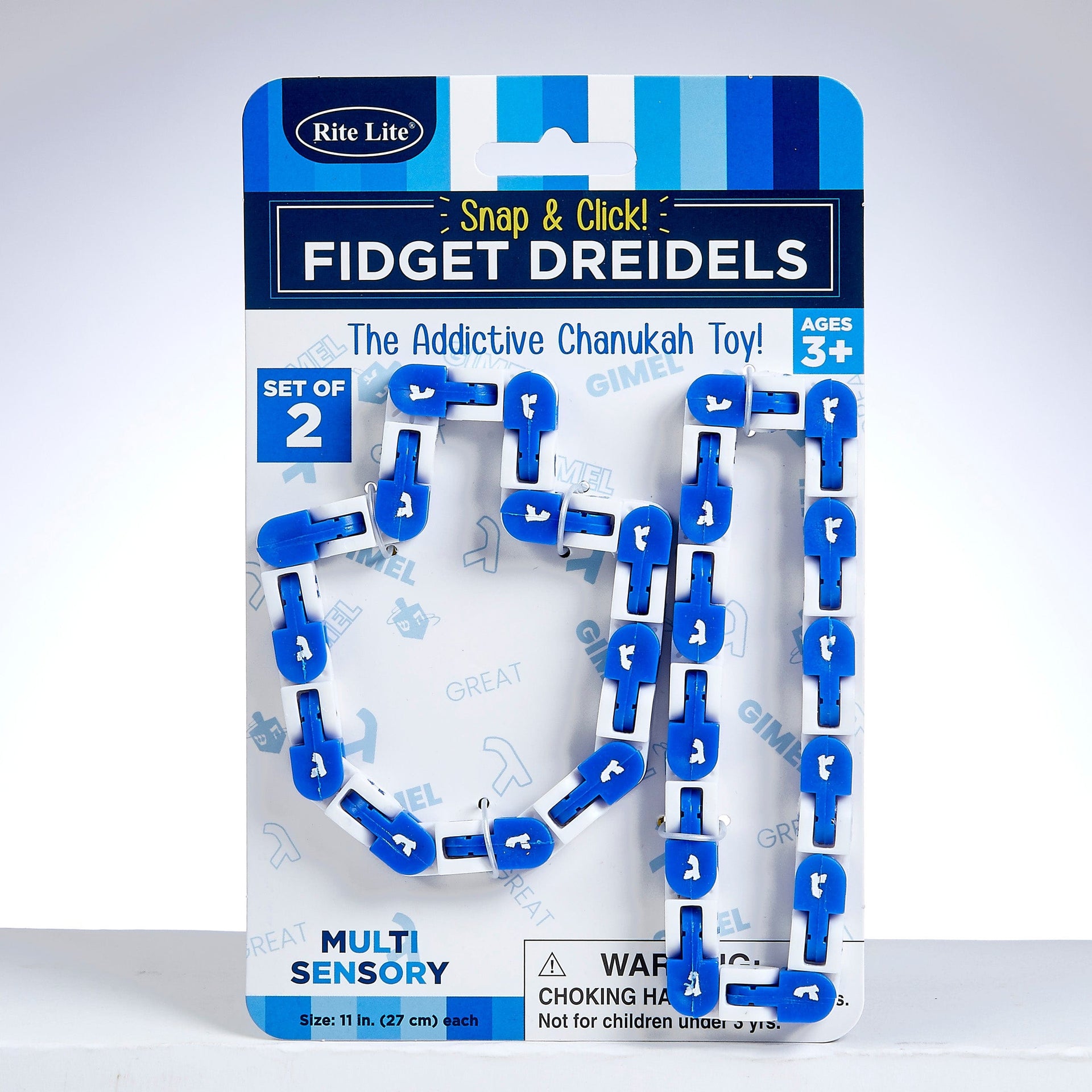 Rite Lite Toys Snap and Click Fidget Dreidels - Set of 2