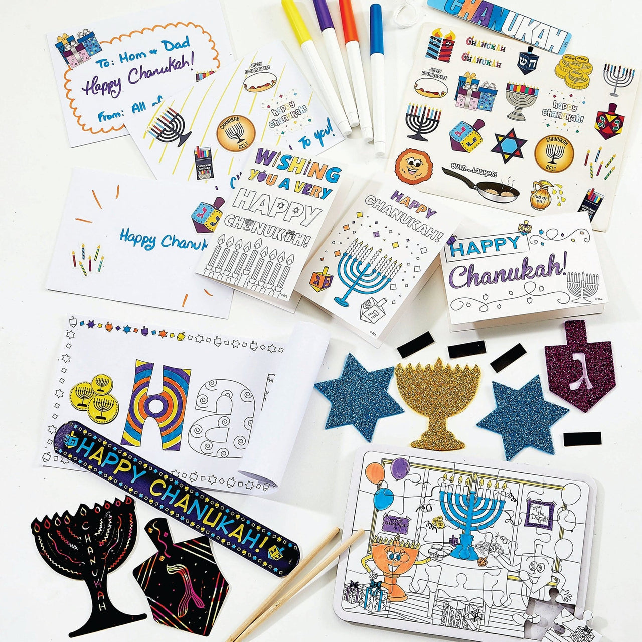 Rite Lite - DIY Hanukkah Fun Kit - 9 Activities - ModernTribe