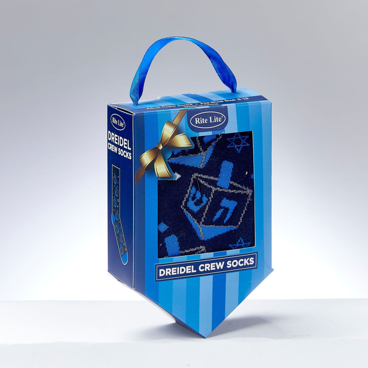 Rite Lite - Dreidel and Star of David Adult Socks - ModernTribe
