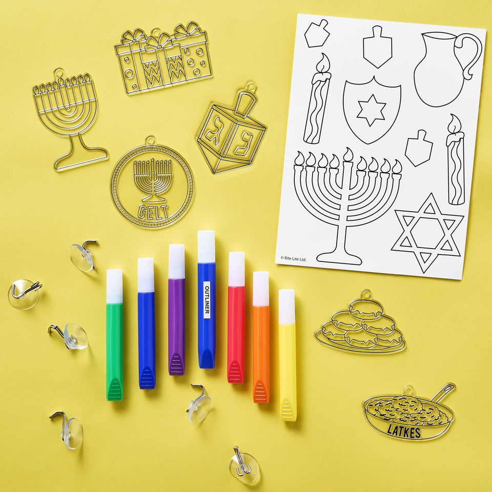 Rite Lite - DIY Hanukkah Window Art Decorations - ModernTribe