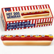 Rite Lite Menorahs Hand-Painted Hot Dog Ceramic Menorah