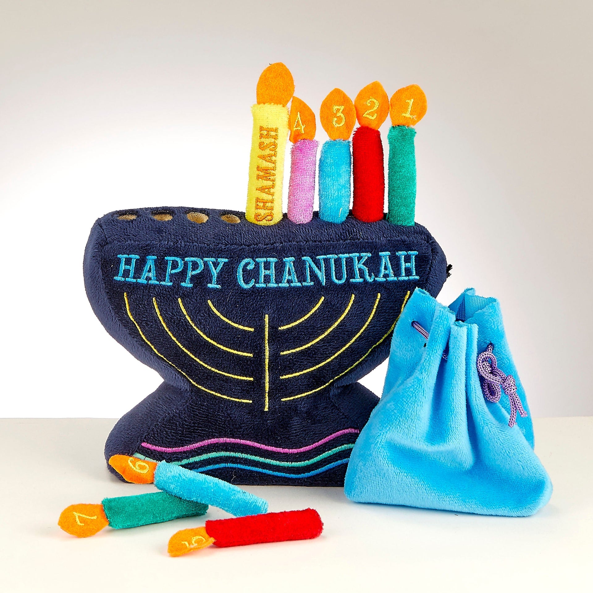 Rite Lite Menorahs Plush Kids Menorah