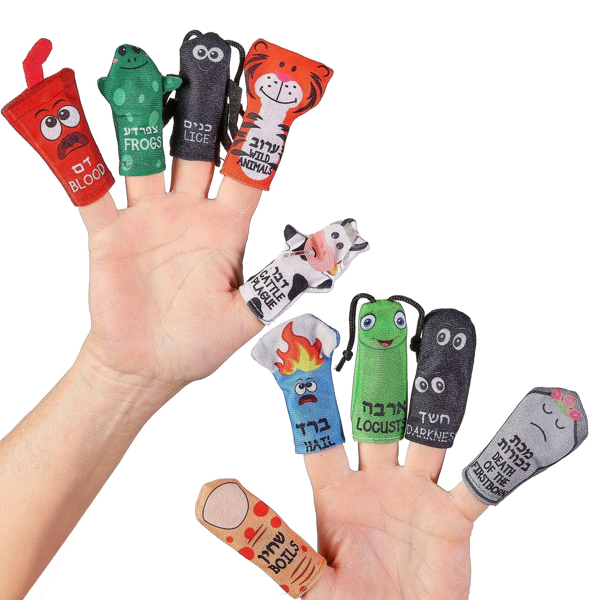 Rite Lite - Passover 10 Plagues Finger Puppets - ModernTribe