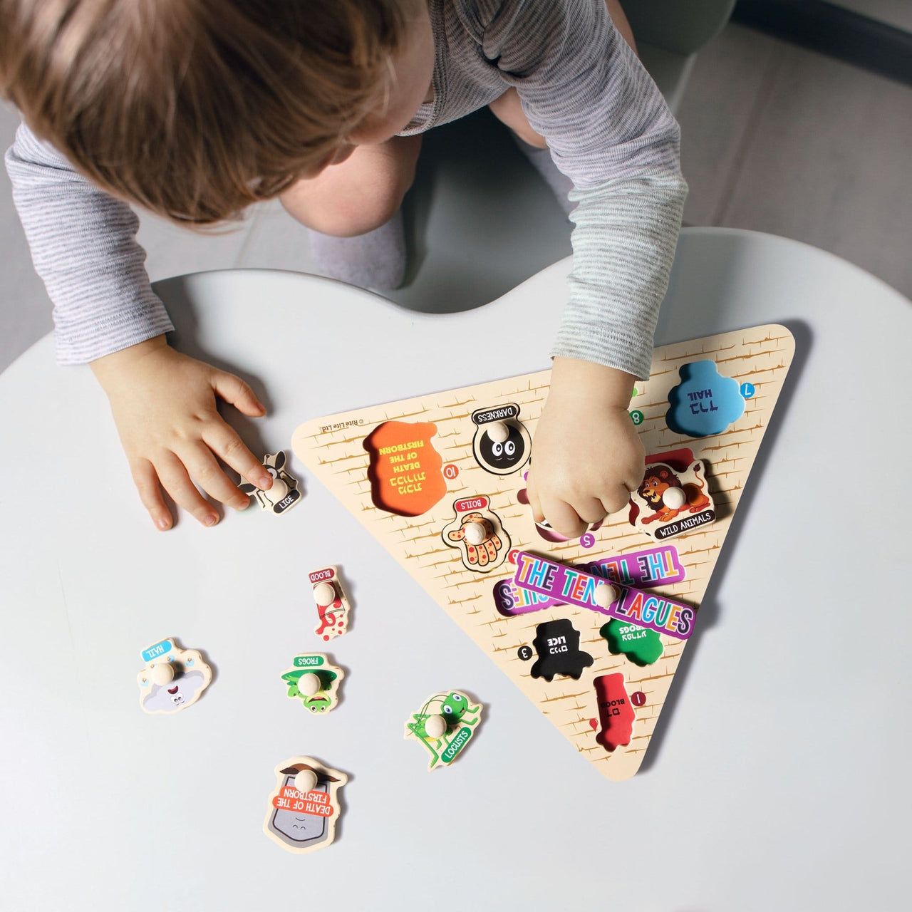 Rite Lite - Passover Ten Plagues Pyramid Puzzle - ModernTribe