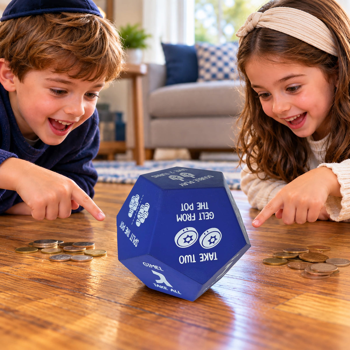 Rite Lite Games Roll-A-Dreidel Hanukkah Party Game