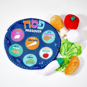 Rite Lite Toys Soft Seder Set in Reusable Pouch- Ages 3+
